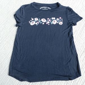 Floral Embriodered XS Soft T-shirt AE Aeropostale